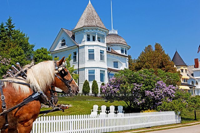 Mackinac – A város, ahol tilos autóval járni